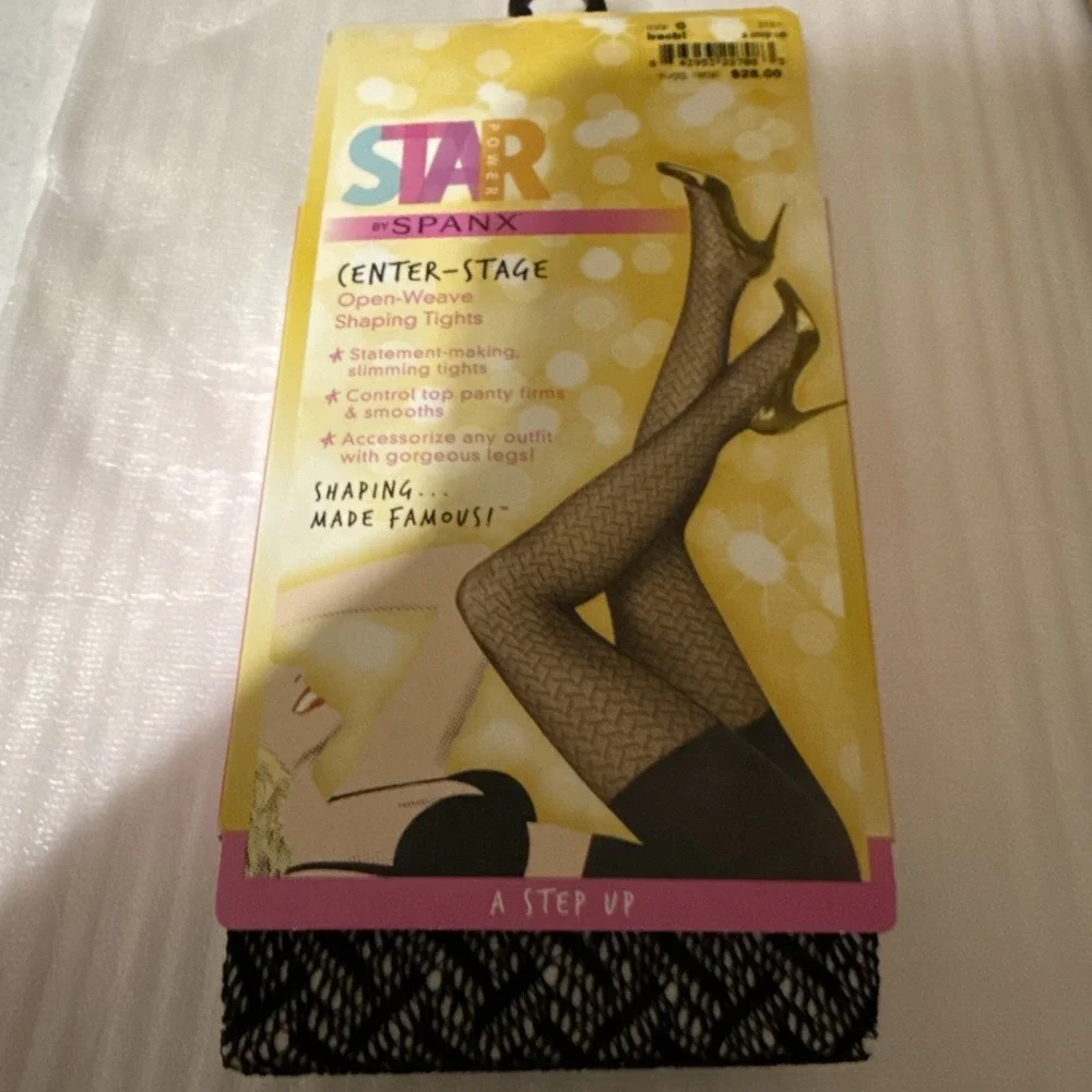 Lot of 4 STAR by Spanx Enter-Stage Shaping Tights Size C Mixed Pattern NIP